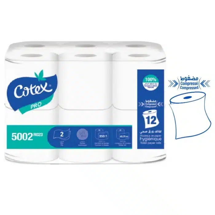 Papier toilette Jumbo, 2 plis, 320 m, paquet de 6 rouleaux | Office Supplies