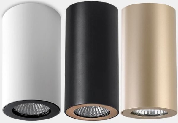 Plafonnier spot en saillie Pipe GU10 Ø 6,8 cm