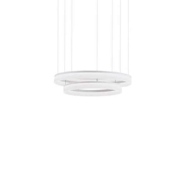 Suspension double cercle LED design Circ Ø 60 et 80cm