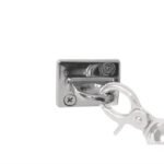 Accroche murale en zinc pour cordon d'accueil