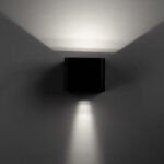Applique murale d'extérieur LED Wilson carré 11 cm
