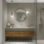 Applique murale salle de bain design Mist 20cm E14