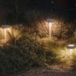 Balise lumineuse d'extérieur LED CCT Orbit small hole 50,5cm