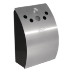 Cendrier mural en inox Bolero