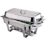 Chafing Dish Inox GN 1/1 Olympia + 24 capsules de combustible
