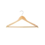 Lot 100 cintres en bois naturel