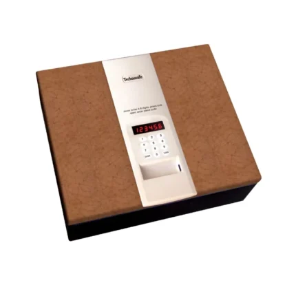 Coffre-fort hôtel 11L effet cuir CS/4HNP