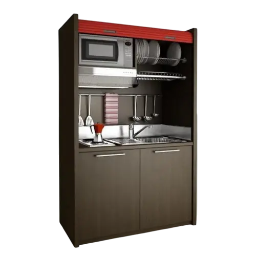 Equiper vos établissements avec notre kitchenette équipée Madrid 124 cm