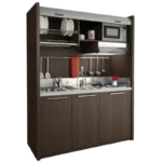 kitchenette équipée Paris 164 cm pour les appartements et hôtels.