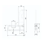Barre PMR pliable