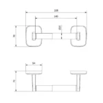 Dérouleur papier toilette