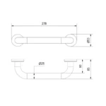 Porte-serviettes inox