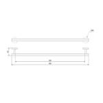 Porte serviettes mural design