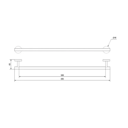 Porte serviettes mural design