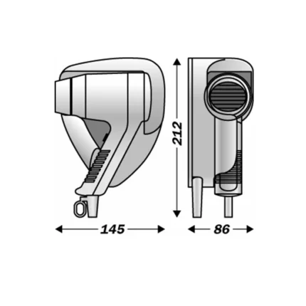 Sèche-cheveux compact