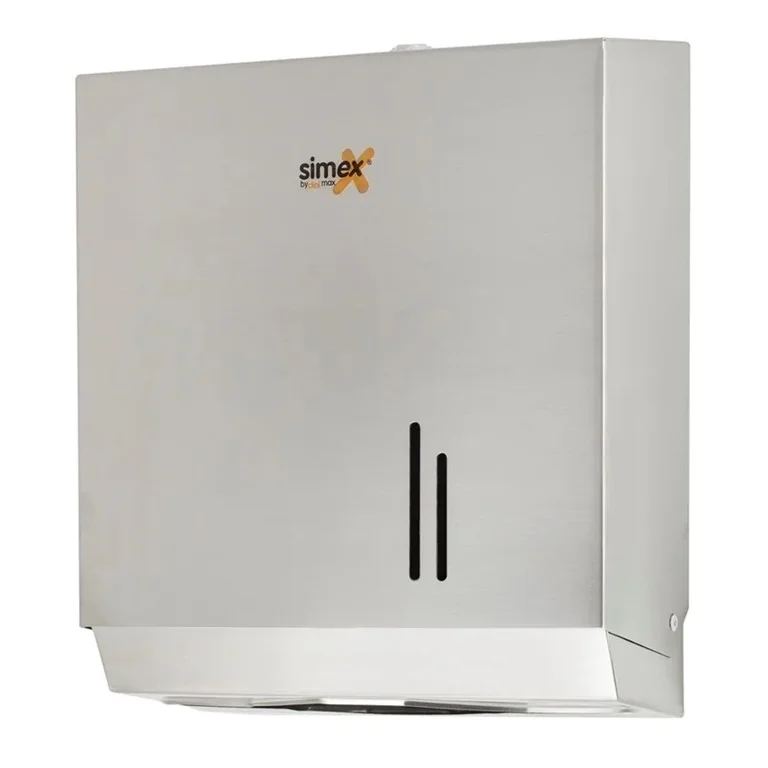 Distributeur papier plié acier inoxydable satiné Classic - www.cashotel.fr Distributeur en inox satiné