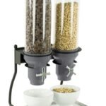 Distributeur de céréales 2 tubes 2 x 3L