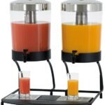 Double distributeur de jus de fruits frais 2 x 8L