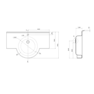 Lavabo PMR ergonomique Superstar pour centres hospitaliers et cliniques