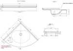 Plan vasque angle PMR