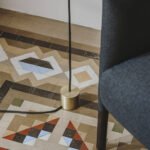 Lampadaire à contrepoids LED design Noway double