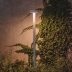 Lampadaire d'extérieur LED Plug&Play Orbit Covered 180,5cm