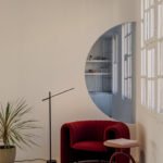 Lampadaire noir à LED design Tubs 122cm