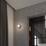 Lampe à poser cylindre en béton Salgado 10cm E27