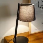 Lampe à poser design Clip 49cm E27 avec abat-jour
