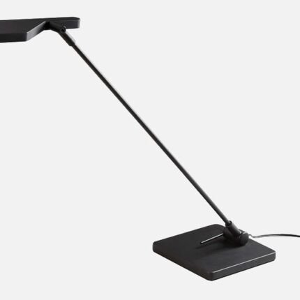 Lampe à poser led noire design Elva