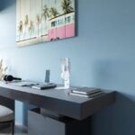 Lampe de bureau blanche design Arby 31cm E27