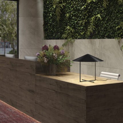 Lampe de table led design noire Big