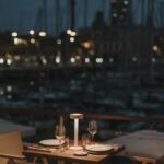 Lampe de table portable et rechargeable LED Orbit big hole