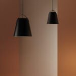 Lampe suspendue design noir mat Napa Ø 18cm