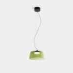 Lampe suspendue verre vert LED intensité variable Levels Ø 32cm