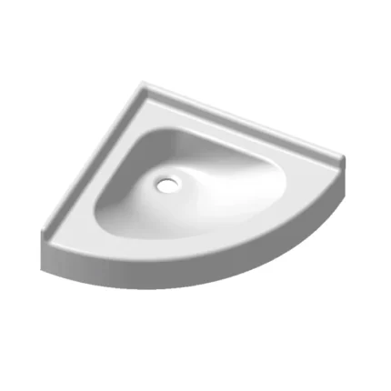 Lavabo d'angle suspendu Lisboa 50cm