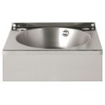 Lave-mains Inox avec trop plein Basix
