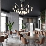 Lustre 30 tulipes en albâtre LED Catenaria Ø 172,5cm