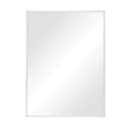 Petit miroir PMR inclinable cadre blanc 70x50 cm