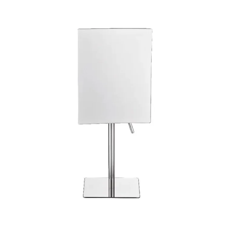 Miroir carré laiton chromé brillant