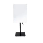 Miroir carré laiton noir