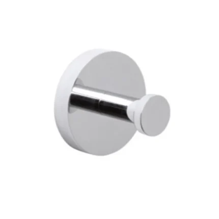 Crochet en laiton chromé