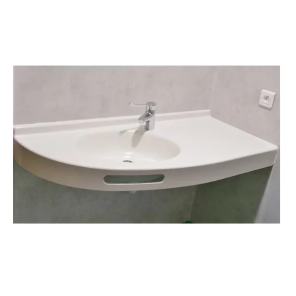 Plan vasque PMR hôtel