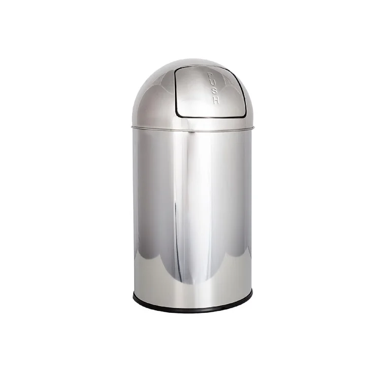 Poubelle acier inoxydable 30L