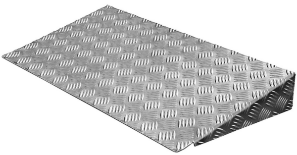 Rampe de seuil PMR triangle en aluminium Duno
