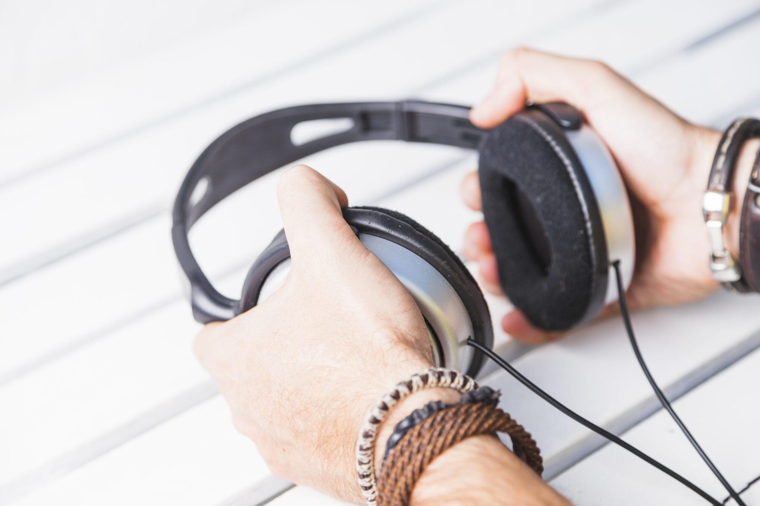 casque audio jetable filaire