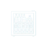 Mini bar chambre silencieux à absorption pour hôtel.