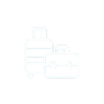 Aménagement de chambre avec porte bagage hôtel design