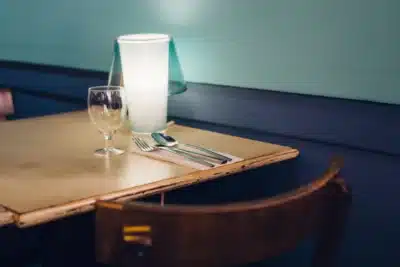 lampe de table restaurant sans fil