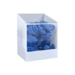 boîte distributrice EPI hôpital acrylique blanc fixation murale
